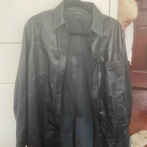 BLACK JOSEPH LEATHER JACKET